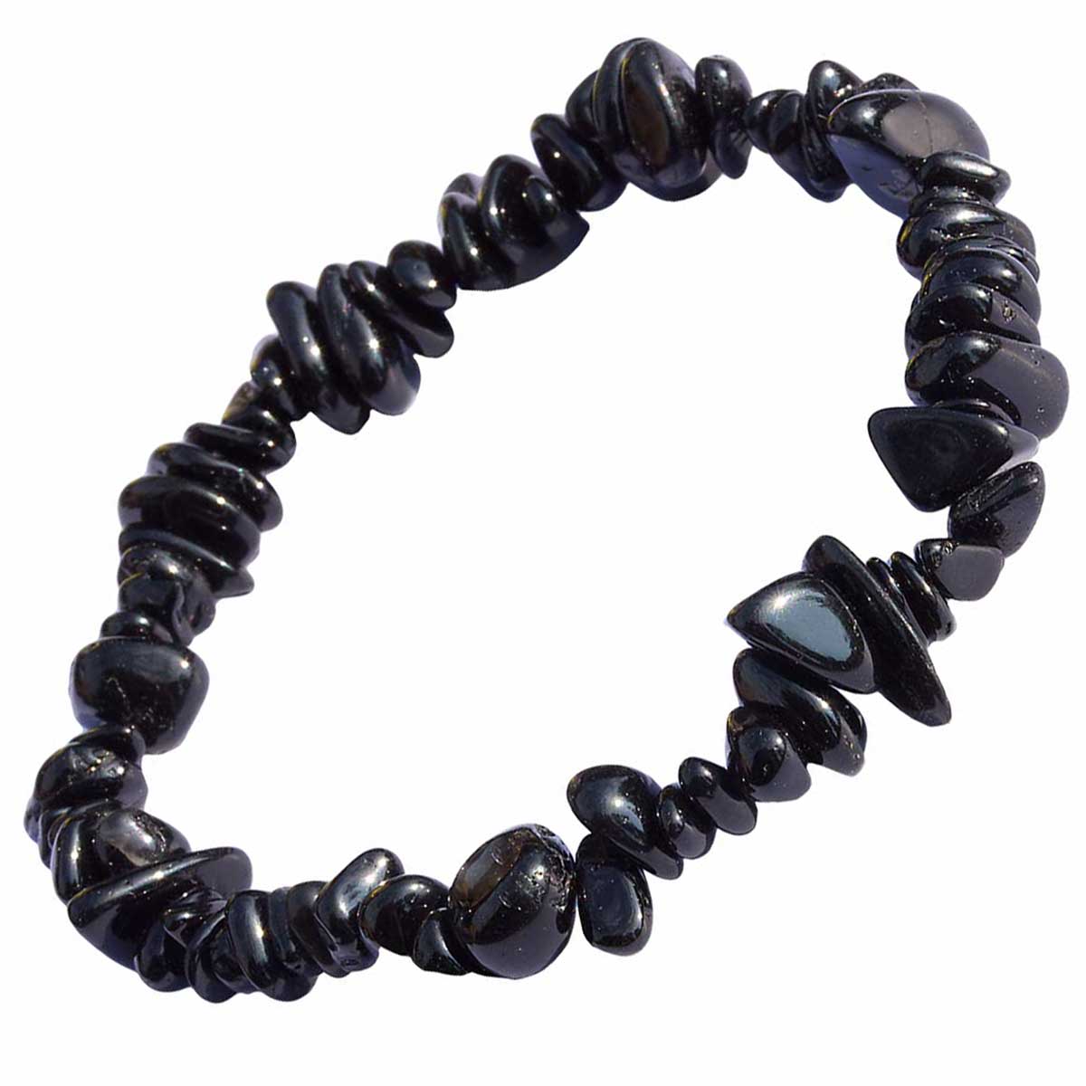 Bracelet pierre naturelle tourmaline noire